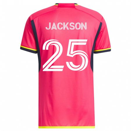 Kandiny Női Aziel Jackson #25 Rózsaszín Hazai Jersey 2023/24 Mez Póló Ing