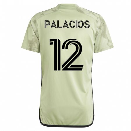 Kandiny Női Diego Palacios #12 Zöld Idegenbeli Jersey 2023/24 Mez Póló Ing