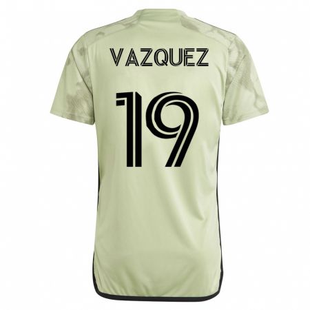Kandiny Női Favian Vazquez #19 Zöld Idegenbeli Jersey 2023/24 Mez Póló Ing