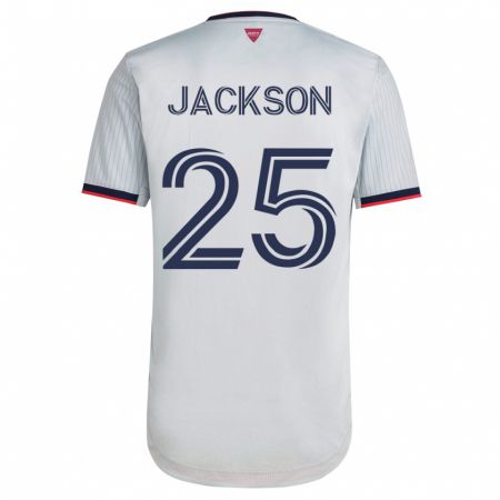 Kandiny Női Aziel Jackson #25 Fehér Idegenbeli Jersey 2023/24 Mez Póló Ing