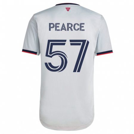 Kandiny Női Tyson Pearce #57 Fehér Idegenbeli Jersey 2023/24 Mez Póló Ing