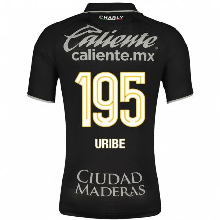 Kandiny Női Héctor Uribe #195 Fekete Idegenbeli Jersey 2023/24 Mez Póló Ing