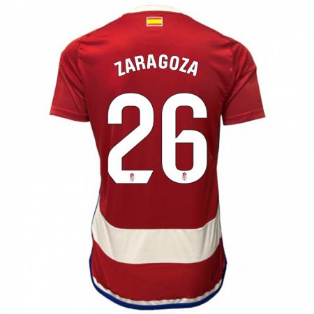 Kandiny Gyermek Bryan Zaragoza #26 Piros Hazai Jersey 2023/24 Mez Póló Ing