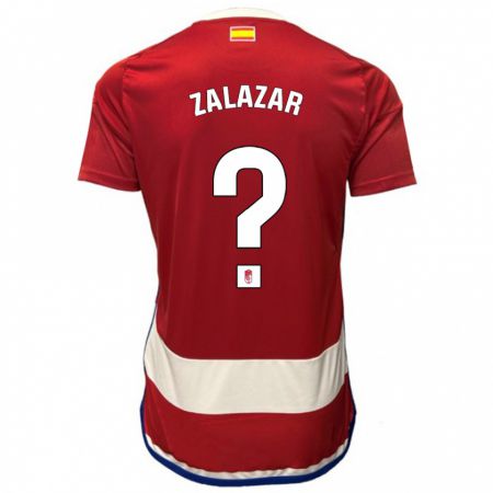 Kandiny Gyermek Mauro Zalazar #0 Piros Hazai Jersey 2023/24 Mez Póló Ing