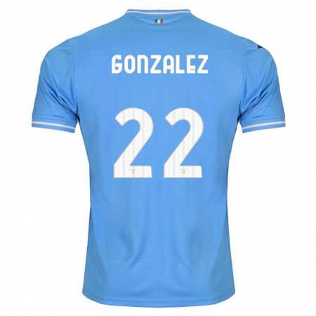 Kandiny Gyermek Diego González #22 Kék Hazai Jersey 2023/24 Mez Póló Ing