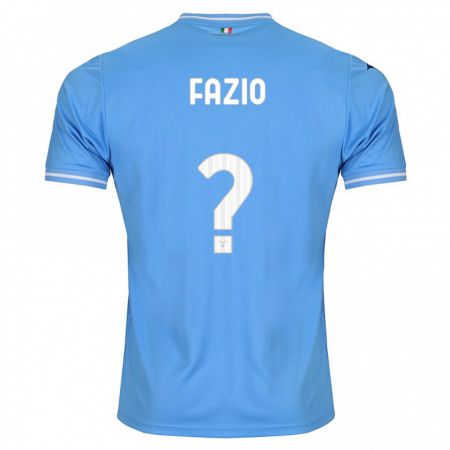 Kandiny Gyermek Francesco Fazio #0 Kék Hazai Jersey 2023/24 Mez Póló Ing