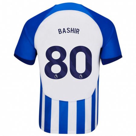 Kandiny Gyermek Sahil Bashir #80 Kék Hazai Jersey 2023/24 Mez Póló Ing