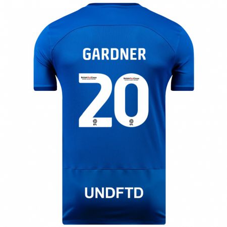 Kandiny Gyermek Gary Gardner #20 Kék Hazai Jersey 2023/24 Mez Póló Ing