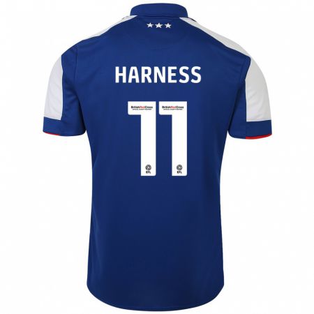 Kandiny Gyermek Marcus Harness #11 Kék Hazai Jersey 2023/24 Mez Póló Ing