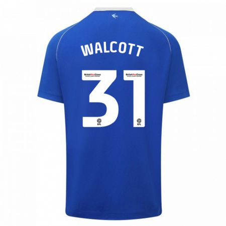 Kandiny Gyermek Malachi Fagan-Walcott #31 Kék Hazai Jersey 2023/24 Mez Póló Ing