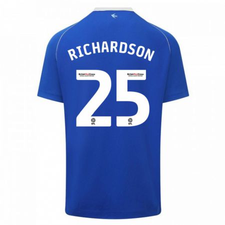 Kandiny Gyermek Tija Richardson #25 Kék Hazai Jersey 2023/24 Mez Póló Ing