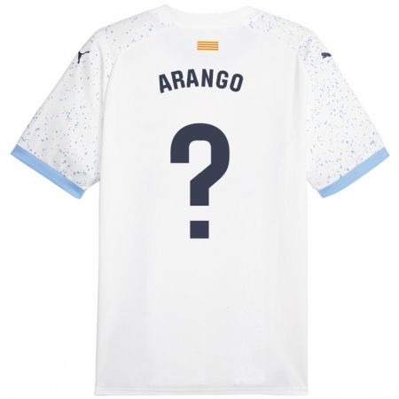 Kandiny Gyermek Juan Arango #0 Fehér Idegenbeli Jersey 2023/24 Mez Póló Ing