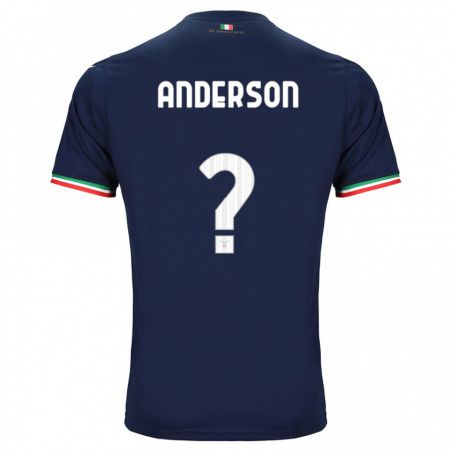 Kandiny Gyermek André Anderson #0 Haditengerészet Idegenbeli Jersey 2023/24 Mez Póló Ing