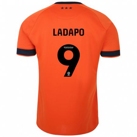 Kandiny Gyermek Freddie Ladapo #9 Narancs Idegenbeli Jersey 2023/24 Mez Póló Ing