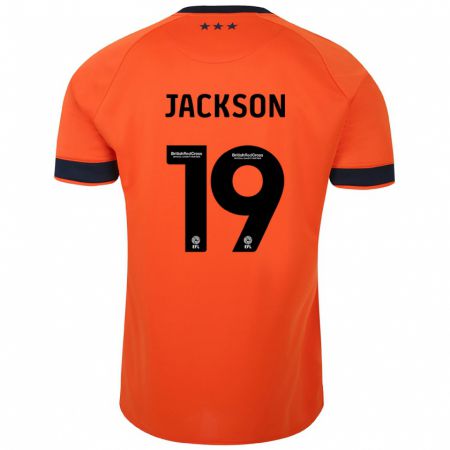 Kandiny Gyermek Kayden Jackson #19 Narancs Idegenbeli Jersey 2023/24 Mez Póló Ing