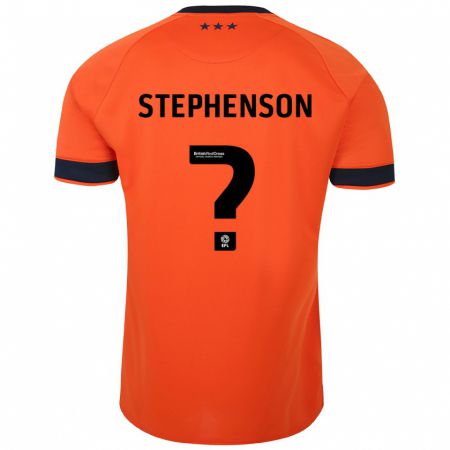 Kandiny Gyermek Sean Stephenson #0 Narancs Idegenbeli Jersey 2023/24 Mez Póló Ing