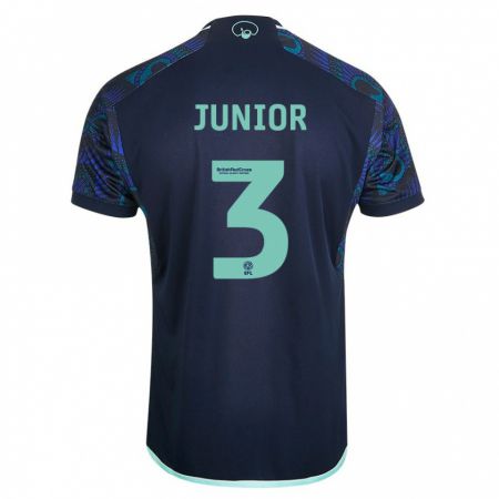Kandiny Gyermek Junior Firpo #3 Kék Idegenbeli Jersey 2023/24 Mez Póló Ing