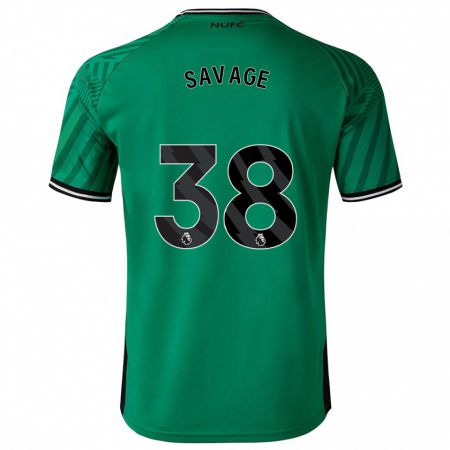 Kandiny Gyermek Remi Savage #38 Zöld Idegenbeli Jersey 2023/24 Mez Póló Ing