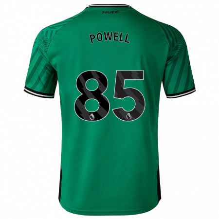 Kandiny Gyermek Rory Powell #85 Zöld Idegenbeli Jersey 2023/24 Mez Póló Ing