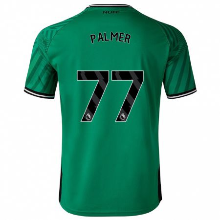 Kandiny Gyermek Darren Palmer #77 Zöld Idegenbeli Jersey 2023/24 Mez Póló Ing