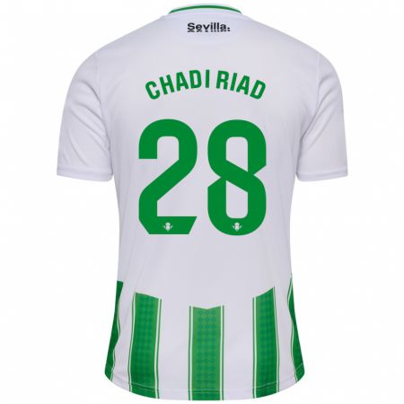 Kandiny Férfi Chadi Riad #28 Fehér Hazai Jersey 2023/24 Mez Póló Ing