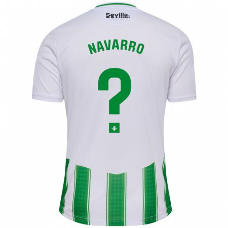 Kandiny Férfi Mario Navarro #0 Fehér Hazai Jersey 2023/24 Mez Póló Ing