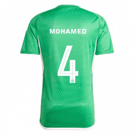 Kandiny Férfi Ali Mohamed #4 Fehér Kék Hazai Jersey 2023/24 Mez Póló Ing