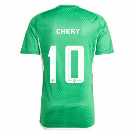 Kandiny Férfi Tjaronn Chery #10 Fehér Kék Hazai Jersey 2023/24 Mez Póló Ing