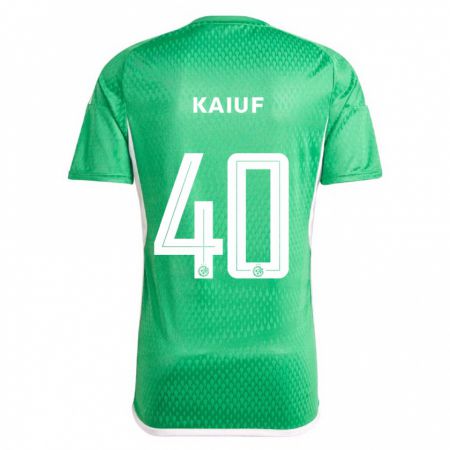 Kandiny Férfi Sharif Kaiuf #40 Fehér Kék Hazai Jersey 2023/24 Mez Póló Ing