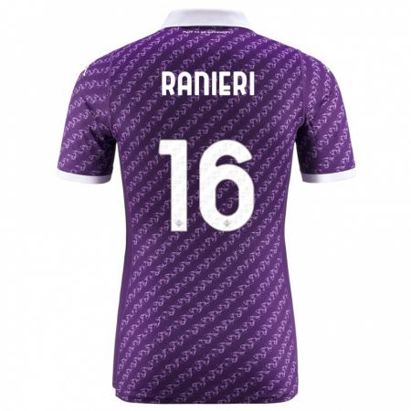 Kandiny Férfi Luca Ranieri #16 Ibolya Hazai Jersey 2023/24 Mez Póló Ing