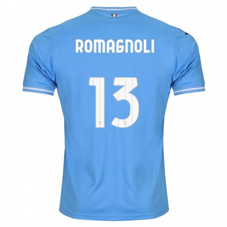 Kandiny Férfi Alessio Romagnoli #13 Kék Hazai Jersey 2023/24 Mez Póló Ing