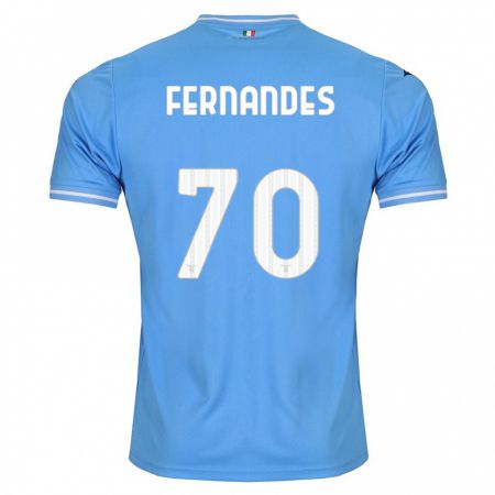 Kandiny Férfi Saná Fernandes #70 Kék Hazai Jersey 2023/24 Mez Póló Ing