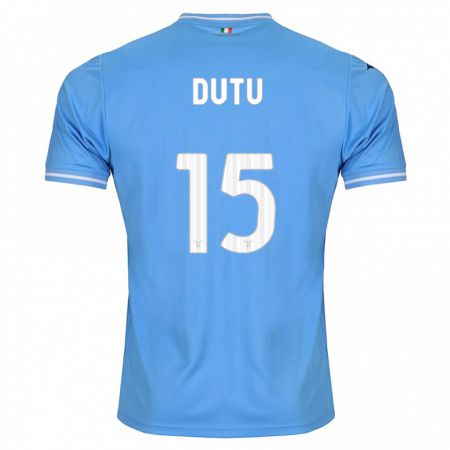 Kandiny Férfi Matteo Dutu #15 Kék Hazai Jersey 2023/24 Mez Póló Ing