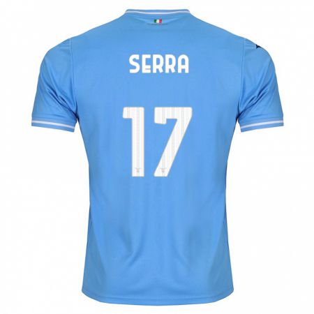 Kandiny Férfi Federico Serra #17 Kék Hazai Jersey 2023/24 Mez Póló Ing