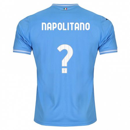 Kandiny Férfi Federico Napolitano #0 Kék Hazai Jersey 2023/24 Mez Póló Ing