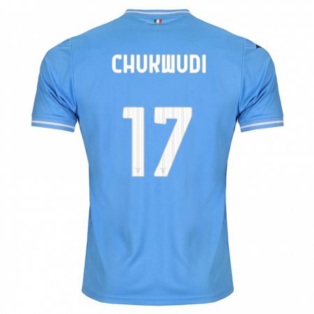 Kandiny Férfi Ogonna Franca Chukwudi #17 Kék Hazai Jersey 2023/24 Mez Póló Ing