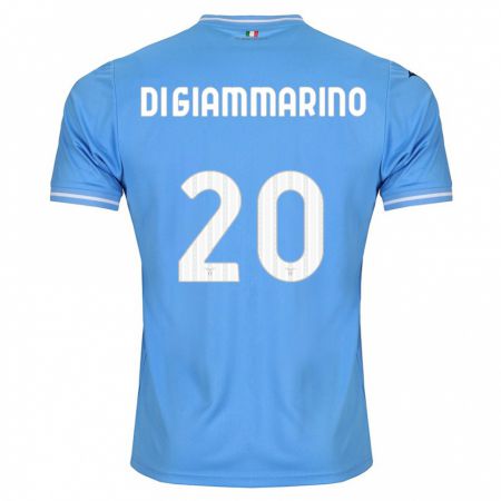 Kandiny Férfi Virginia Di Giammarino #20 Kék Hazai Jersey 2023/24 Mez Póló Ing