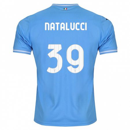 Kandiny Férfi Serena Natalucci #39 Kék Hazai Jersey 2023/24 Mez Póló Ing