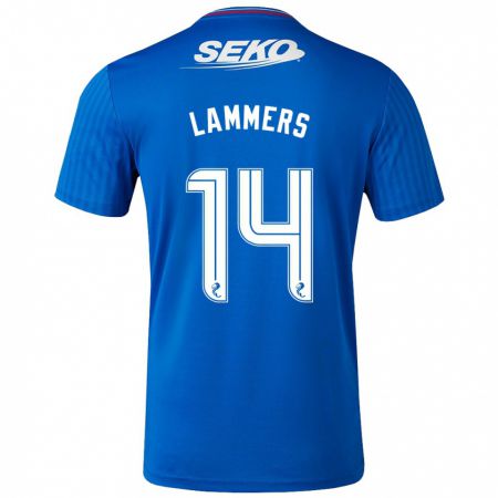 Kandiny Férfi Sam Lammers #14 Kék Hazai Jersey 2023/24 Mez Póló Ing