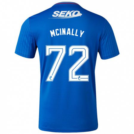Kandiny Férfi Darren Mcinally #72 Kék Hazai Jersey 2023/24 Mez Póló Ing