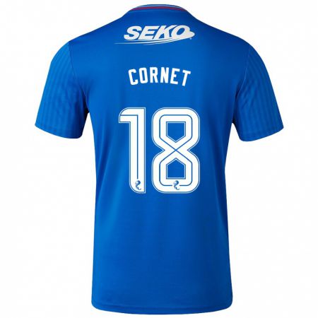 Kandiny Férfi Chelsea Cornet #18 Kék Hazai Jersey 2023/24 Mez Póló Ing