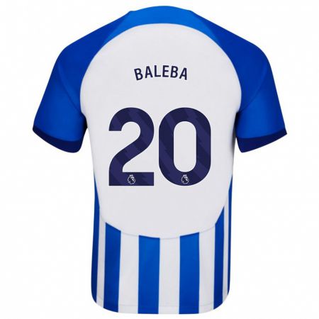 Kandiny Férfi Carlos Baleba #20 Kék Hazai Jersey 2023/24 Mez Póló Ing