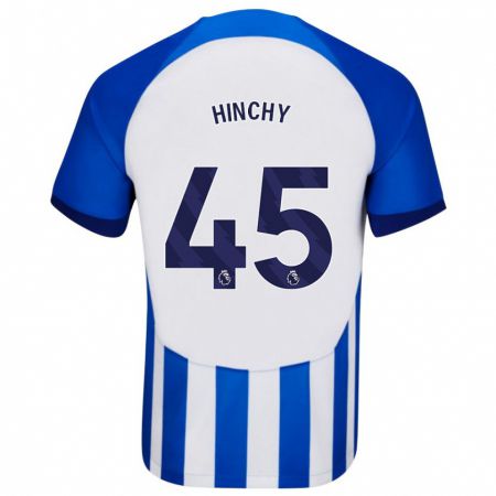 Kandiny Férfi Jack Hinchy #45 Kék Hazai Jersey 2023/24 Mez Póló Ing