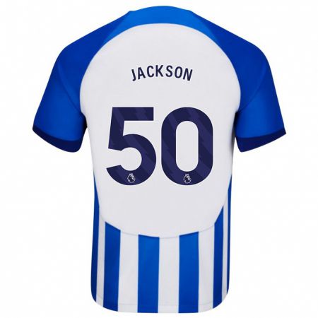 Kandiny Férfi Ben Jackson #50 Kék Hazai Jersey 2023/24 Mez Póló Ing