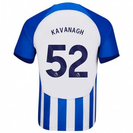 Kandiny Férfi Leigh Kavanagh #52 Kék Hazai Jersey 2023/24 Mez Póló Ing
