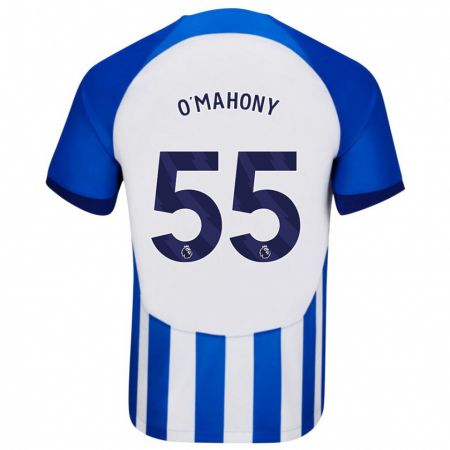 Kandiny Férfi Mark O'mahony #55 Kék Hazai Jersey 2023/24 Mez Póló Ing