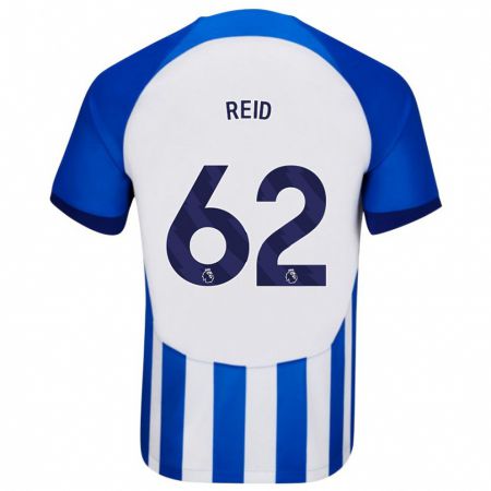 Kandiny Férfi Tommy Reid #62 Kék Hazai Jersey 2023/24 Mez Póló Ing