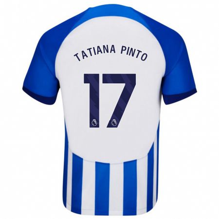 Kandiny Férfi Tatiana Vanessa Ferreira Pinto #17 Kék Hazai Jersey 2023/24 Mez Póló Ing