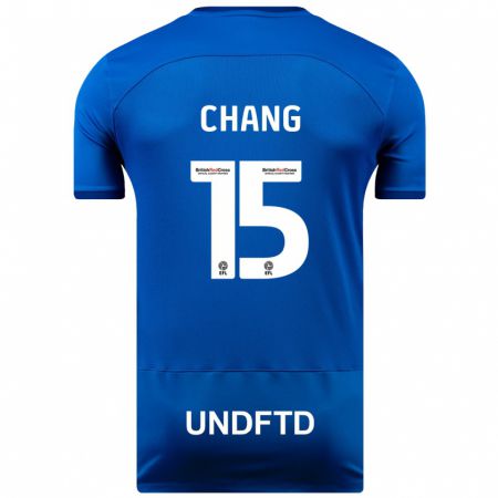 Kandiny Férfi Alfie Chang #15 Kék Hazai Jersey 2023/24 Mez Póló Ing