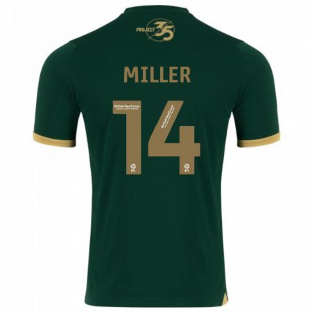 Kandiny Férfi Mickel Miller #14 Zöld Hazai Jersey 2023/24 Mez Póló Ing